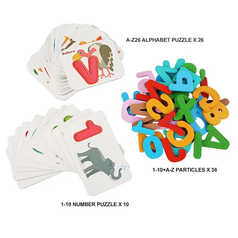 Alphabet and Number Flash Cards for Toddlers
