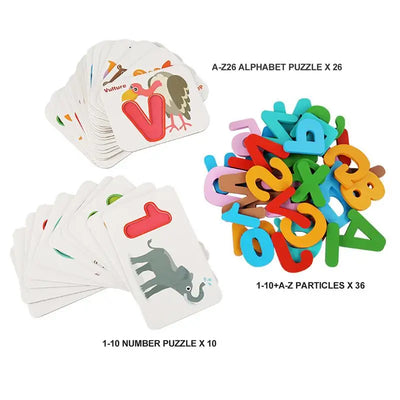 Alphabet and Number Flash Cards for Toddlers