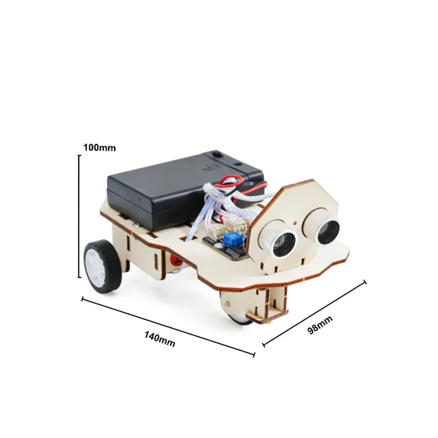 Ultrasonic Obstacle Avoidance Trolley Kit