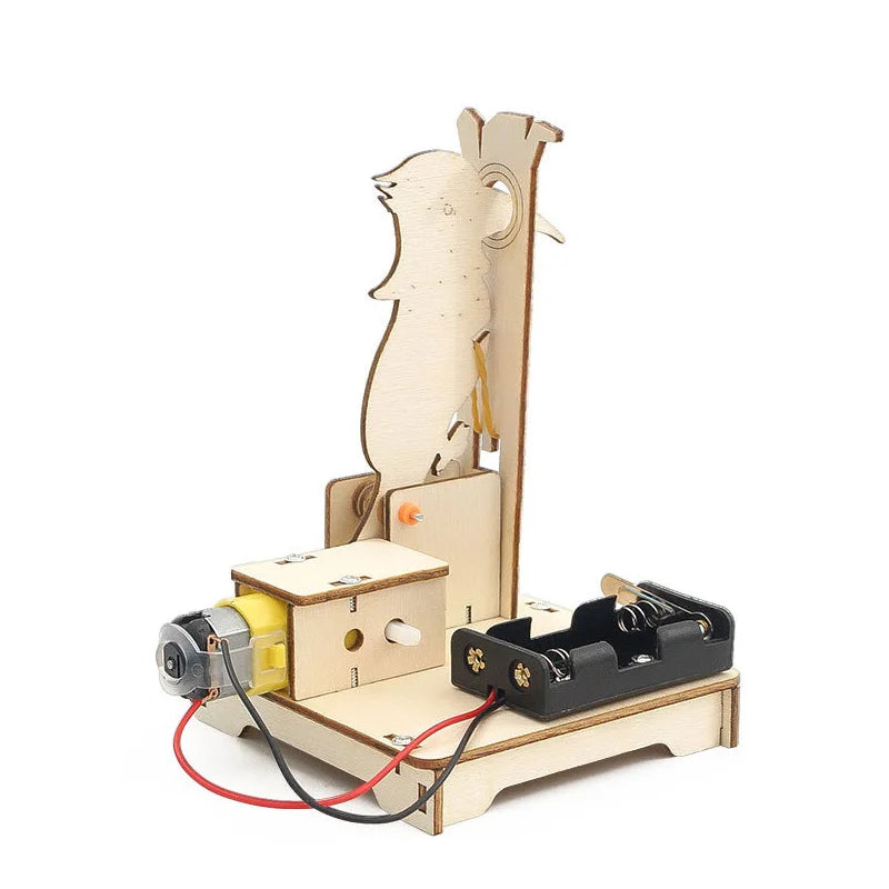 DIY Woodpecker Puzzle STEM Toy for Kids