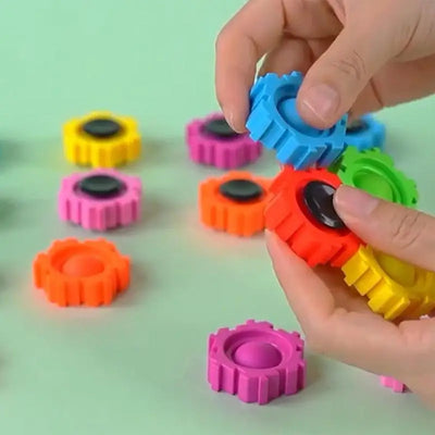 Fidget Bubble Pop and Spin Building Blocks Game