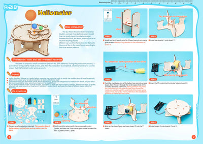 DIY Earth Moon Sun Rotation Kit