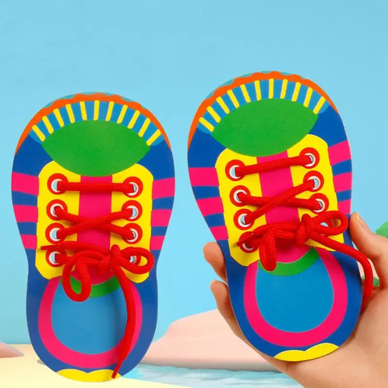 Shoelace Practice Toy for Fine Motor Skills