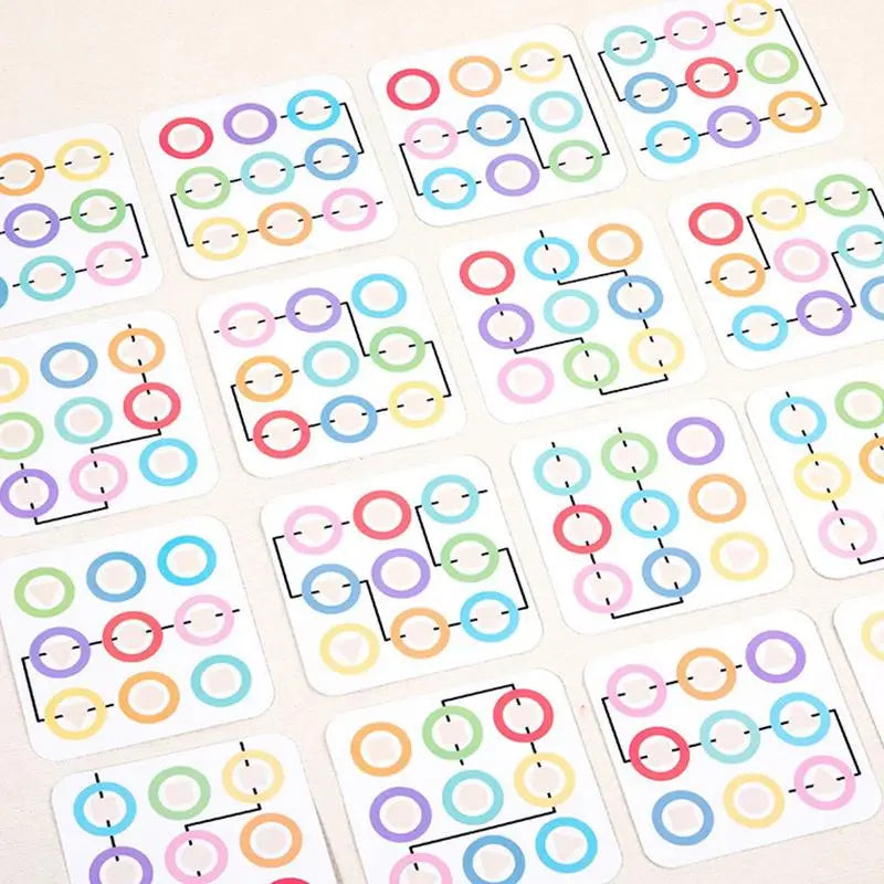Wooden Lacing and Stringing Puzzle Toy