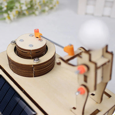 Solar Grinding Mill DIY Physics Toy for Kids