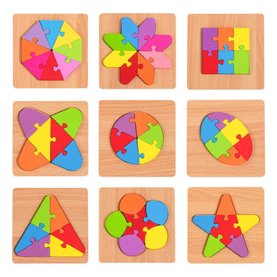 Wooden Tangram Puzzle Montessori Toy for Kids