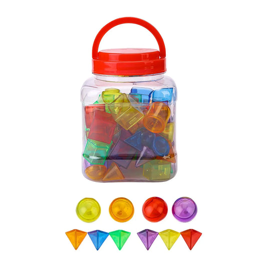 3D Geometric Shapes for Light Table Play
