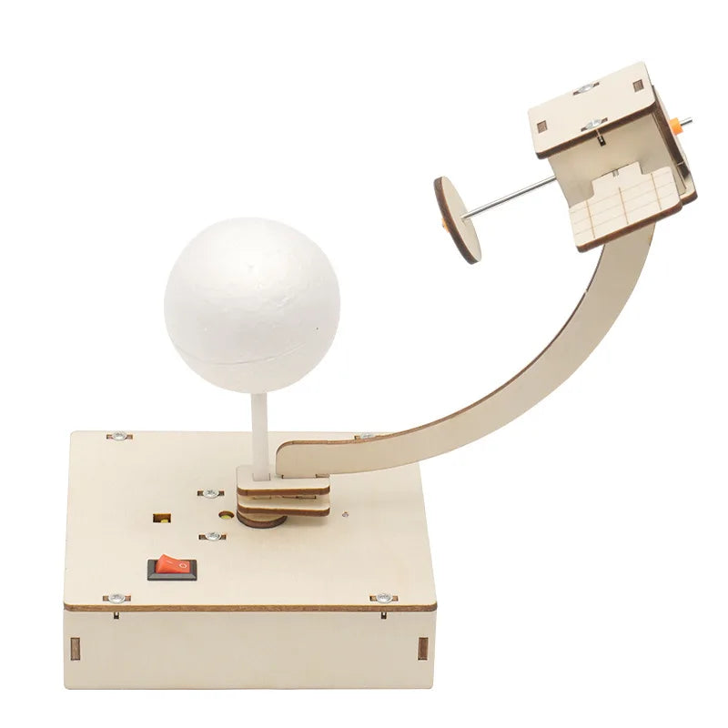 DIY Orbital Satellite Wooden Puzzle Toy