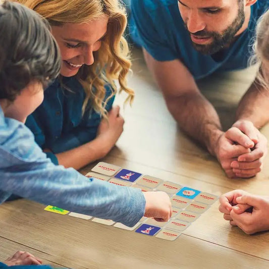 Wooden Card Matching Game for Kids