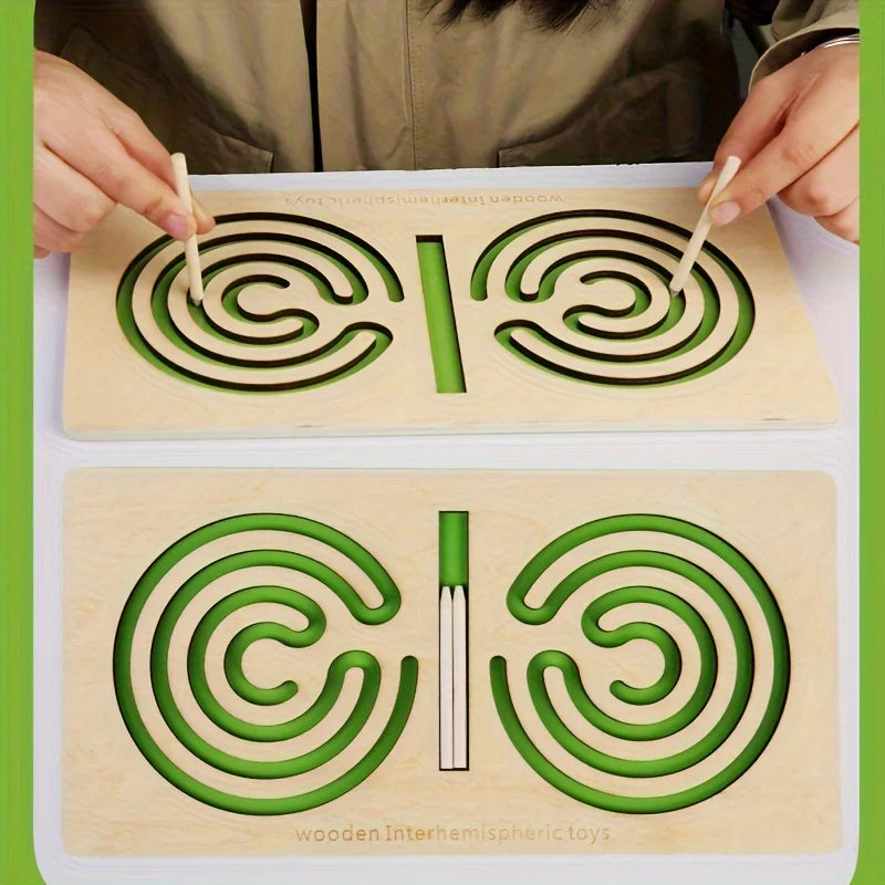 Montessori Coordination Puzzle – Trajectory Tracing Toy