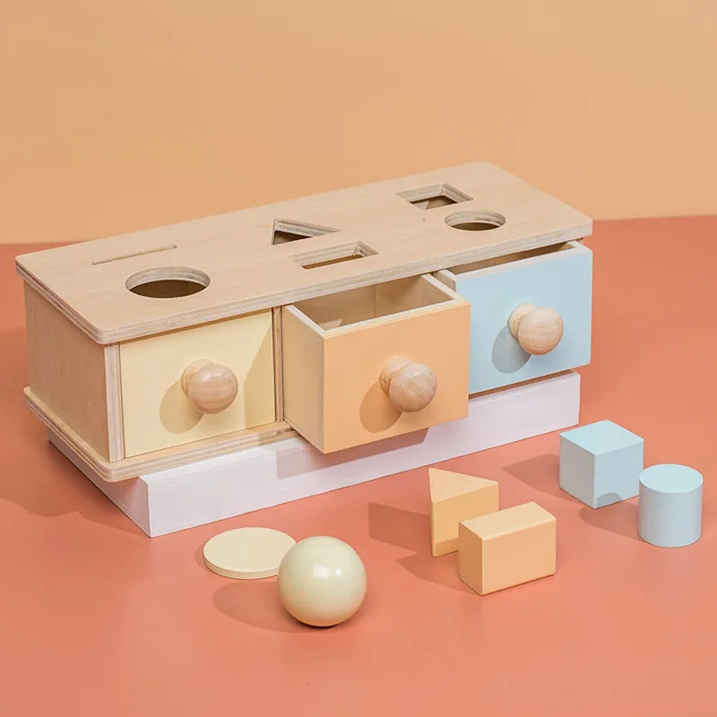Montessori Colour-Matching Spinning Coin Box