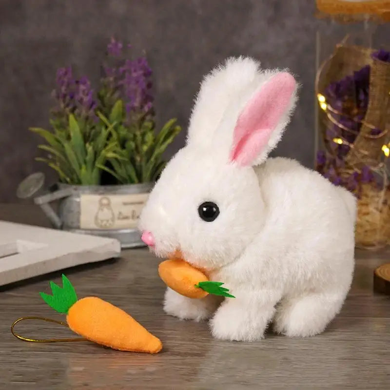 Jumping Interactive Plush Bunny Toy