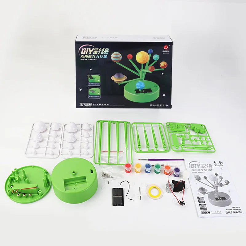 DIY Solar System Planet Painting Toy for Kids