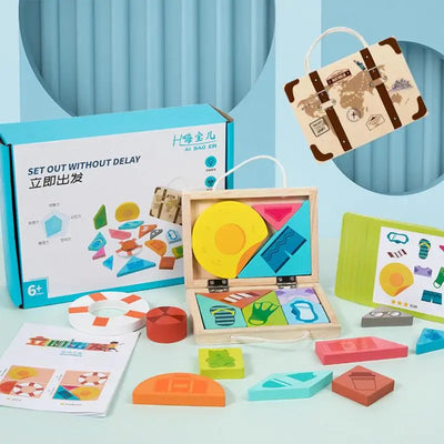 Logical Thinking Wooden Puzzle Blocks