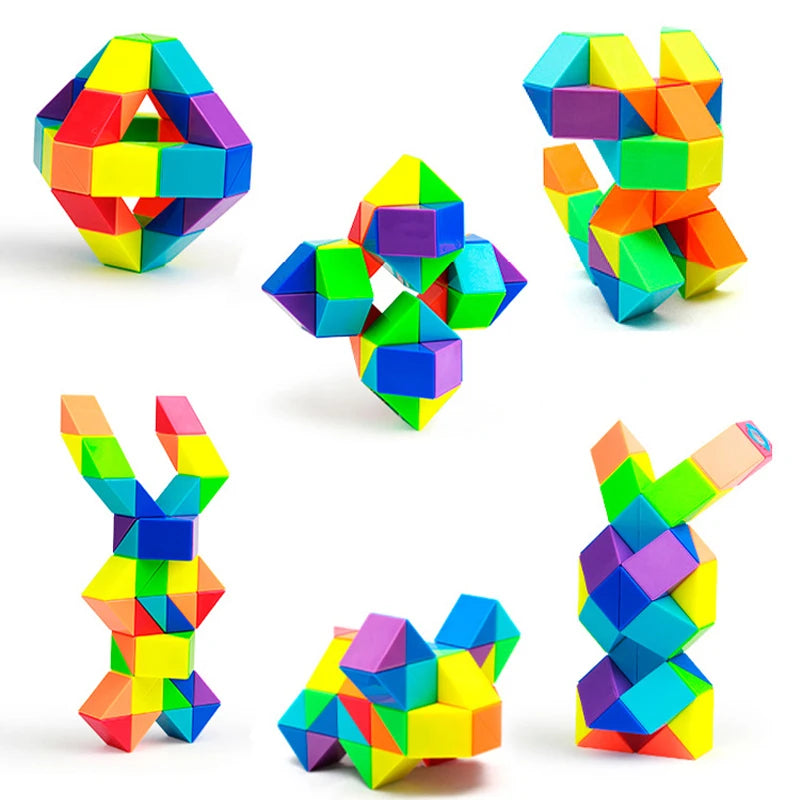 Magic Snake Puzzle Cube Transformable Fidget Toy