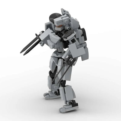 Mecha Warrior Blocks Model