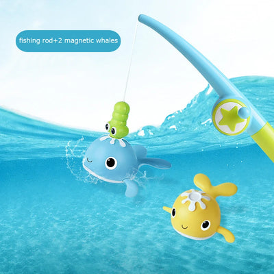 Magnetic Fishing and Whale Bath Toy