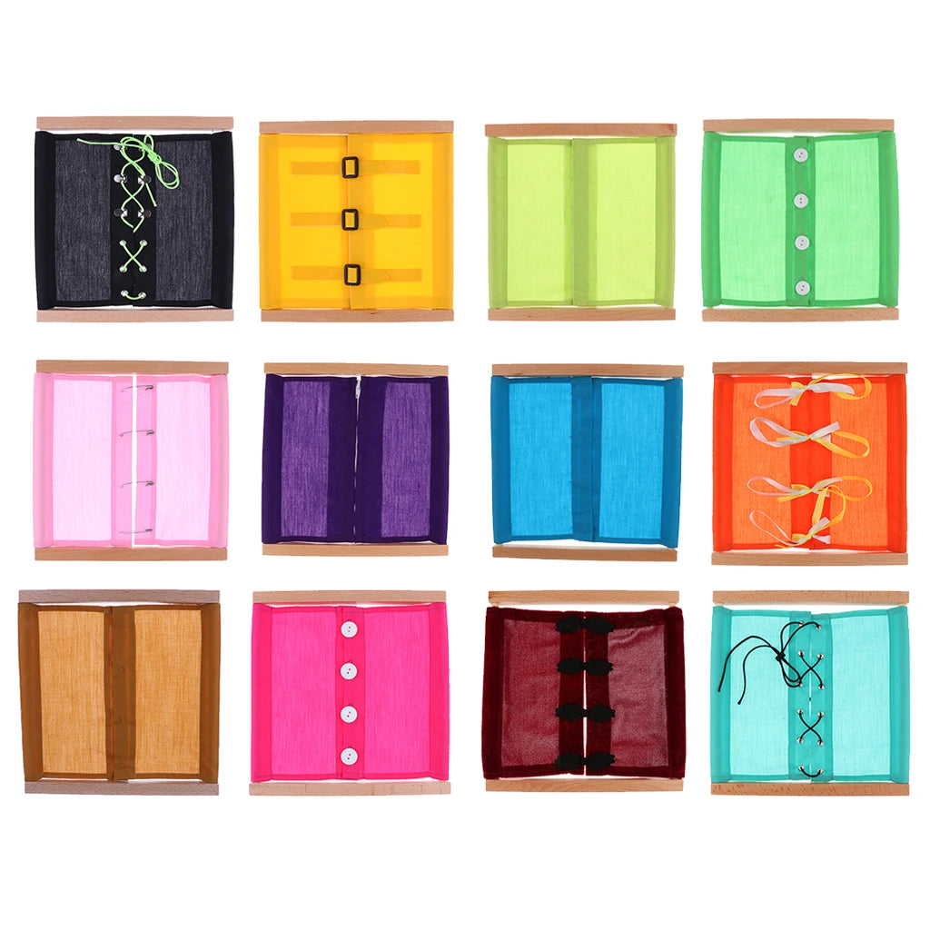 Wooden Dressing Frame Life Skills Toy