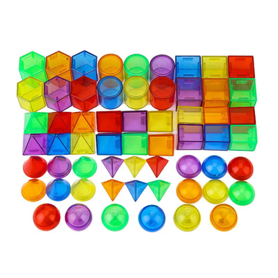 3D Geometric Shapes for Light Table Play