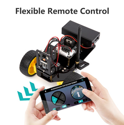 2WD Smart Robot Car with Camera and WiFi