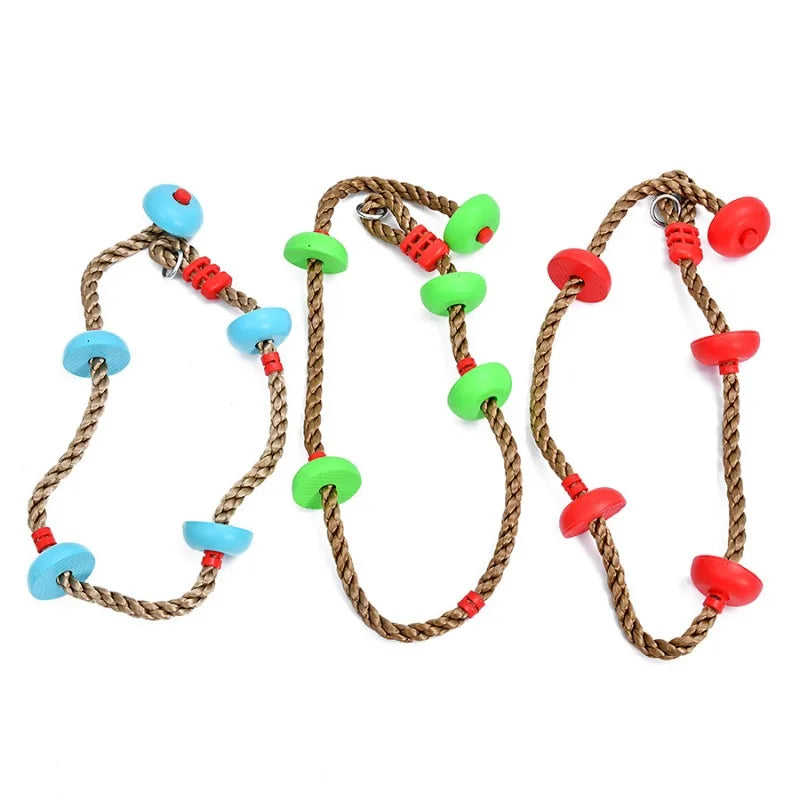 Disc Climbing Rope Swing for Kids Indoor & Outdoor Play
