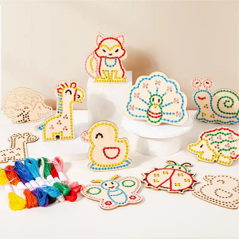Toddler Sewing and Threading Board Toy