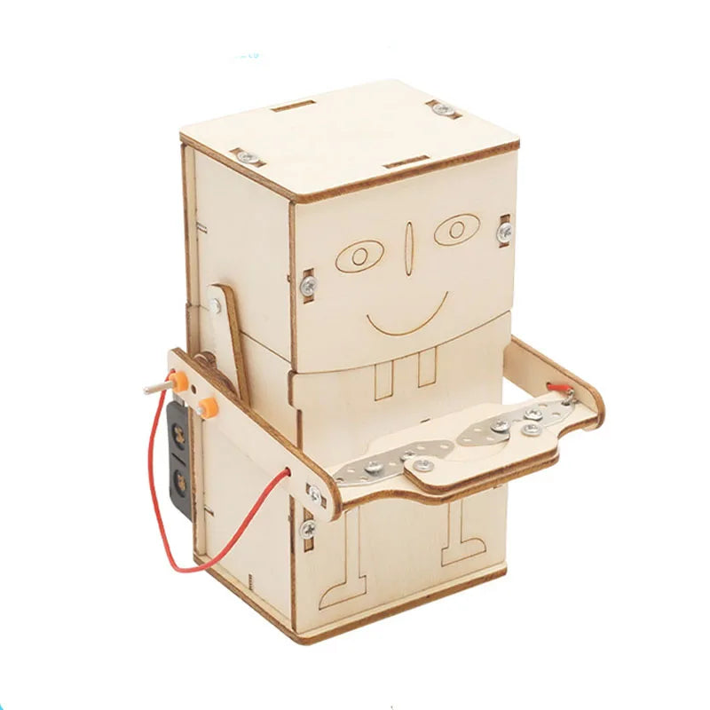 Robot Piggy Bank STEM Craft Toy