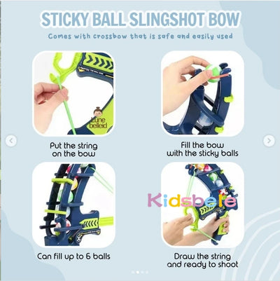 Bow Dart Sticky Ball Target Game for Kids