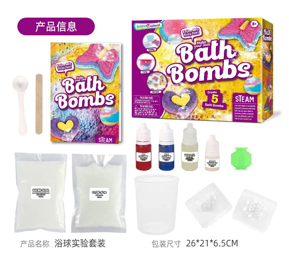 DIY Bath Bomb Science Kit for Kids