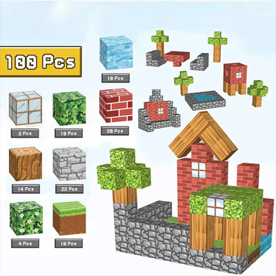 Magnetic STEM Building Set – 100pcs