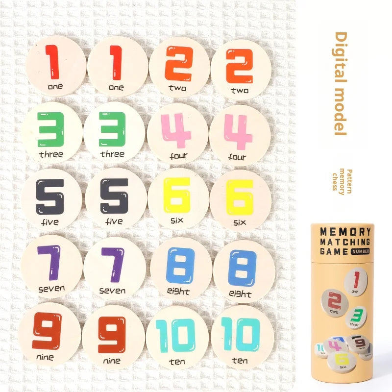 Wooden Memory Puzzle – Focus & Learning Game for Kids