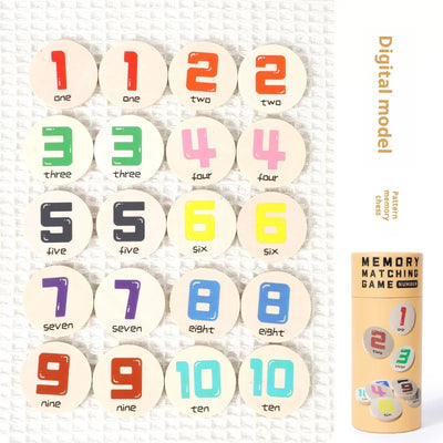 Wooden Memory Puzzle – Focus & Learning Game for Kids