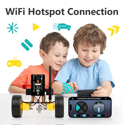 2WD Smart Robot Car with Camera and WiFi