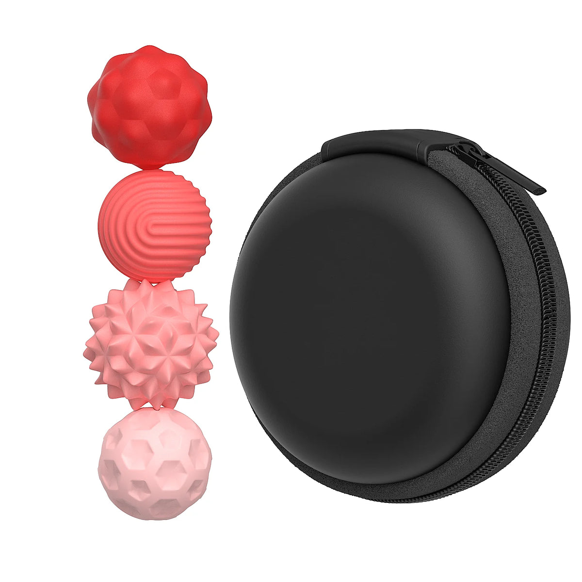 Magnetic Silicone Sensory Fidget Balls, 4 or 8 Piece Set