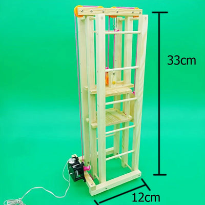 Wooden Elevator Model Science Toy