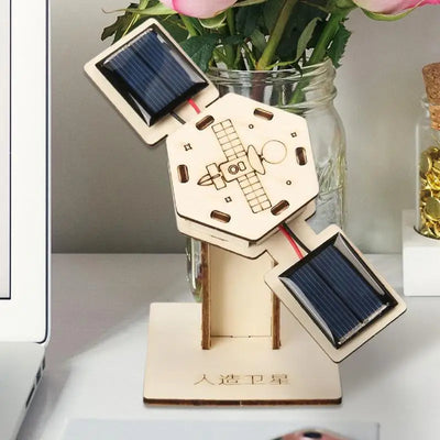 3D Solar Satellite Assembly Kit for School Projects