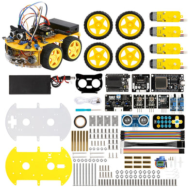 WiFi 4WD Smart Car Kit with ESP32