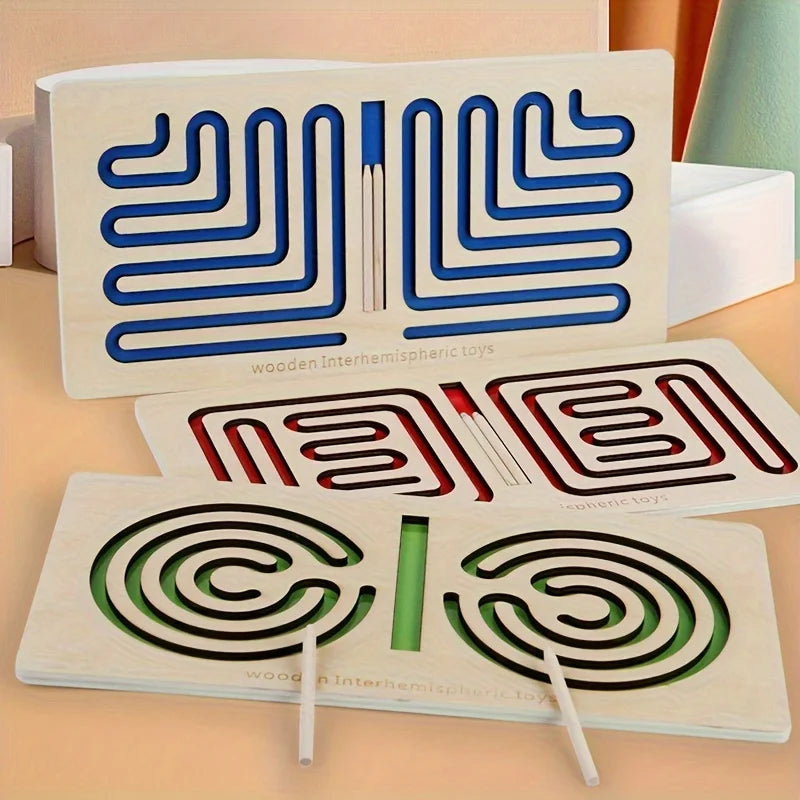 Montessori Coordination Puzzle – Trajectory Tracing Toy