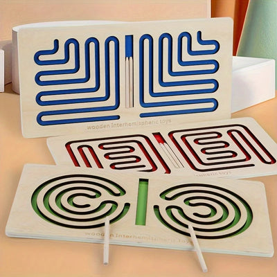 Montessori Coordination Puzzle – Trajectory Tracing Toy