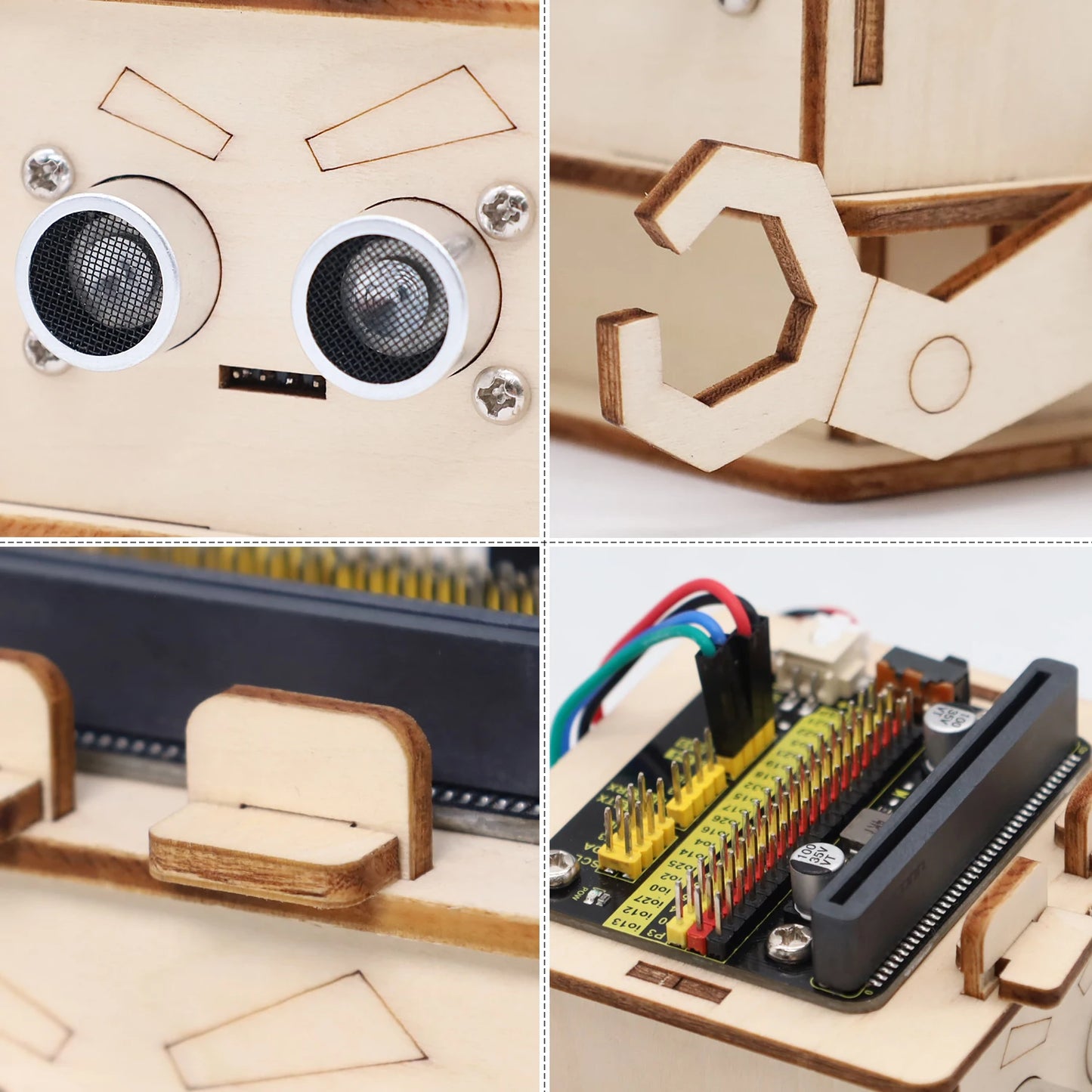 Micro:bit Distance Detection Robot Kit