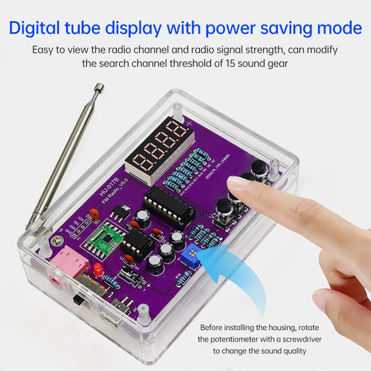 Electronic FM Radio Kit – Hands-On DIY Soldering Project