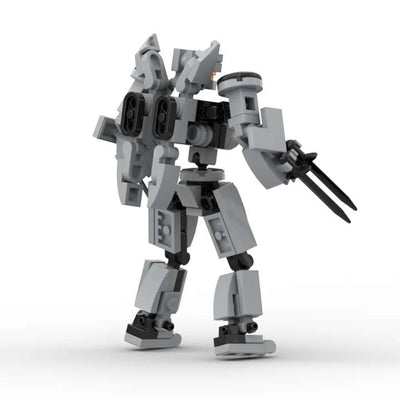 Mecha Warrior Blocks Model