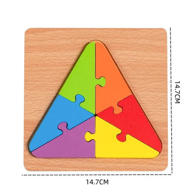 Wooden Tangram Puzzle Montessori Toy for Kids