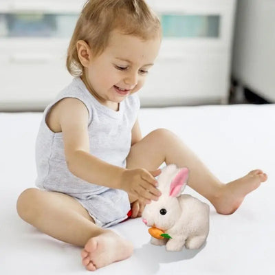 Jumping Interactive Plush Bunny Toy