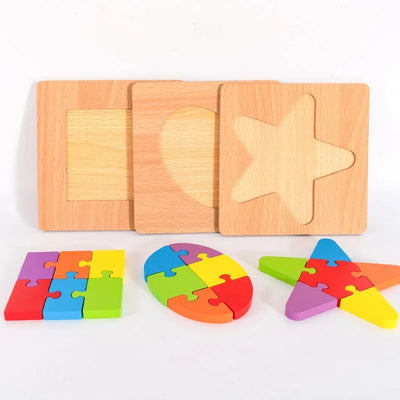 Wooden Tangram Puzzle Montessori Toy for Kids