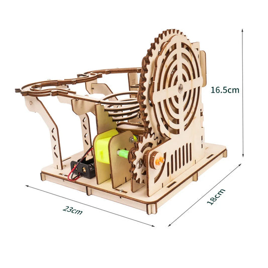 STEM Tracking Balls Wooden Puzzle Toy for Problem Solving