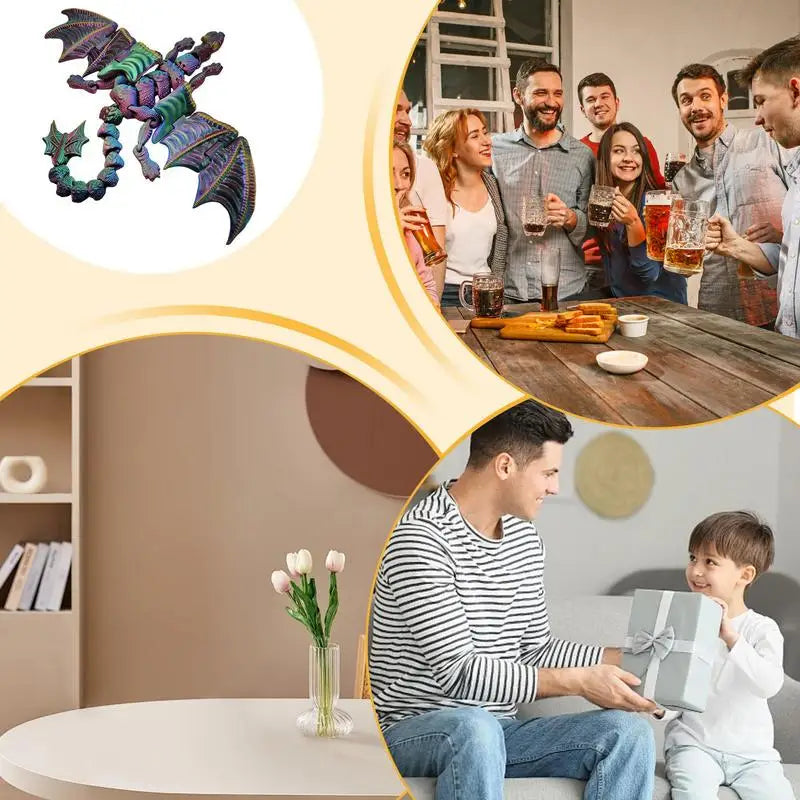 Dragon Finger Puppet Learning Toy