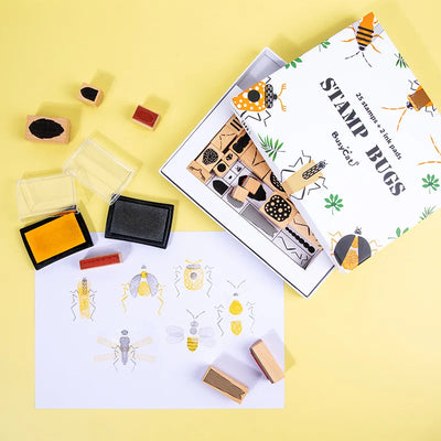 DIY Insect Stamp Montessori Art Toy for Kids