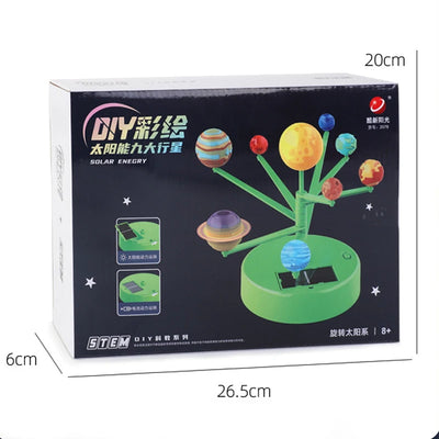 DIY Solar System Planet Painting Toy for Kids
