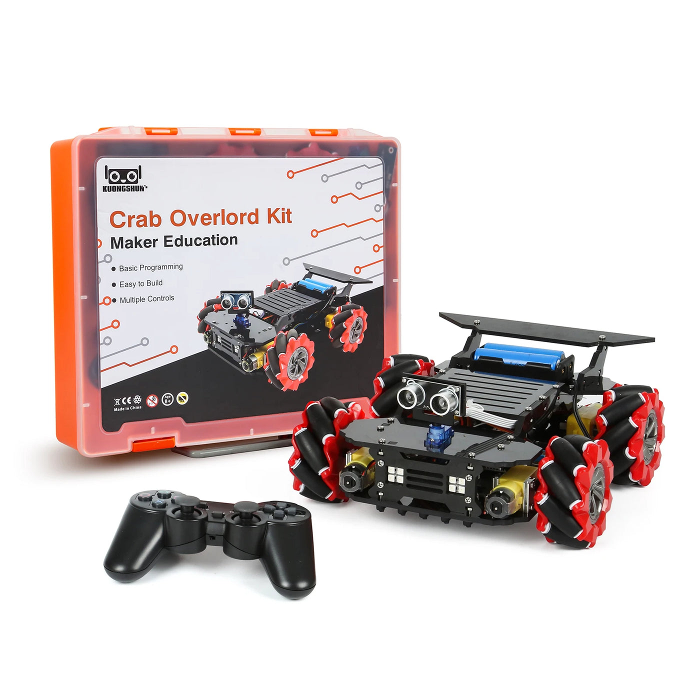 Crab Wheel Robot Car Kit for Arduino
